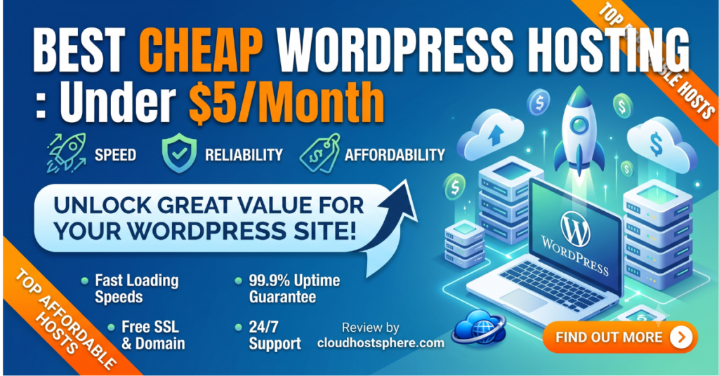 Best Cheap WordPress Hosting : Top 5 Picks Under $5/Month Tested untitled design (40)